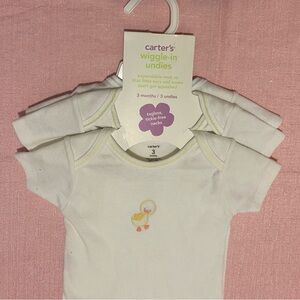 Carter's White Bodysuit with Lot of 3